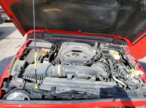 1C4PJXDN7SW524000 2025 JEEP WRANGLER Red Vista del compartimento del motor