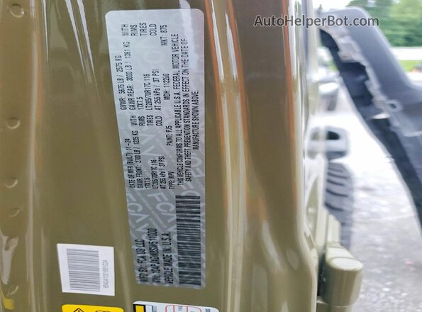 1C4PJXDN8SW511000 2025 JEEP WRANGLER Green Շարժիչի բաժամունքի տեսք