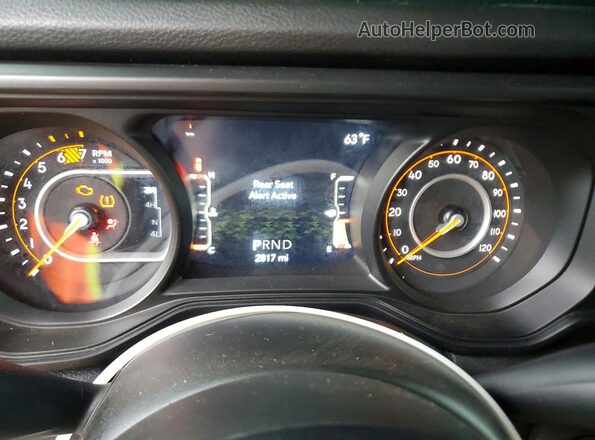 1C4PJXDN8SW643500 2025 JEEP WRANGLER Gray ხელსაწყოთა პანელის ხედი
