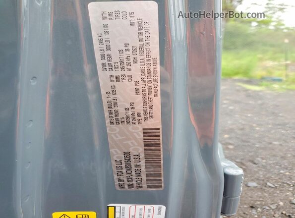 1C4PJXDN8SW643500 2025 JEEP WRANGLER Gray VIN კოდის სტიკერის ხედი