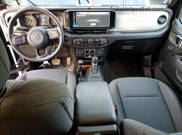 1C4PJXDN8SW654545 2025 JEEP WRANGLER Черный Вид панели приборов