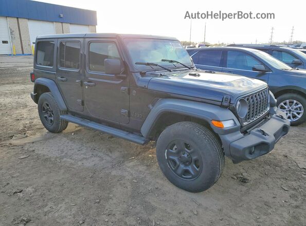 1C4PJXDN8SW654545 2025 JEEP WRANGLER Черный Передняя правая четверть