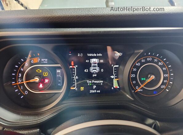 1C4PJXDN8TW211636 2026 JEEP WRANGLER Gray Սարքավորումների վահանակի տեսք
