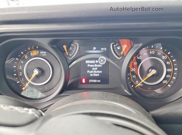 1C4PJXDNXSW500581 2025 JEEP WRANGLER White Vista del cuadro de instrumentos