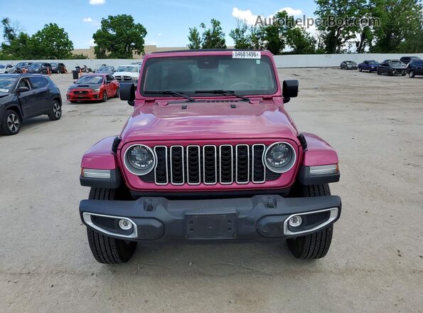 1C4PJXEG5RW337350 2024 JEEP WRANGLER Pink Front view