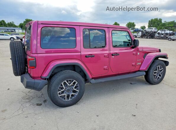 1C4PJXEG5RW337350 2024 JEEP WRANGLER Pink Rear right