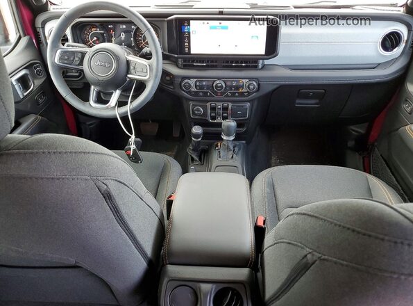 1C4PJXEG5RW337350 2024 JEEP WRANGLER Pink Dashboard view
