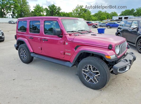 1C4PJXEG5RW337350 2024 JEEP WRANGLER Pink Front right