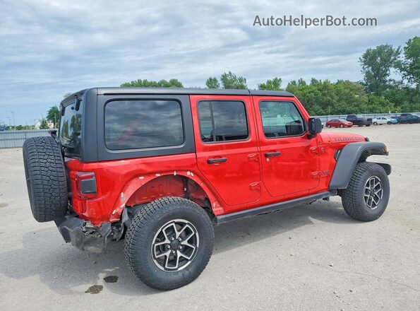1C4PJXFG2RW338292 2024 JEEP WRANGLER Красный Задняя правая четверть
