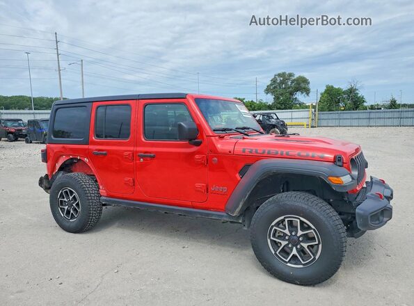 1C4PJXFG2RW338292 2024 JEEP WRANGLER Красный Передняя правая четверть