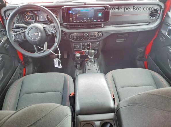 1C4PJXFG2RW338292 2024 JEEP WRANGLER Красный Вид панели приборов
