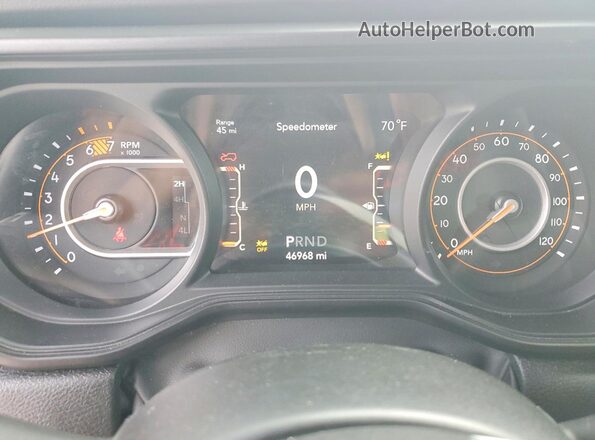 1C4PJXFG2RW338292 2024 JEEP WRANGLER Красный Вид щитка приборов