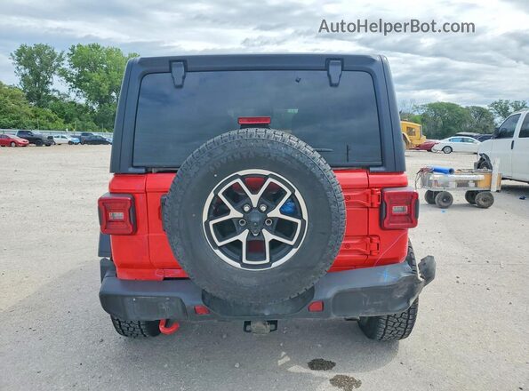 1C4PJXFG2RW338292 2024 JEEP WRANGLER Красный Вид сзади