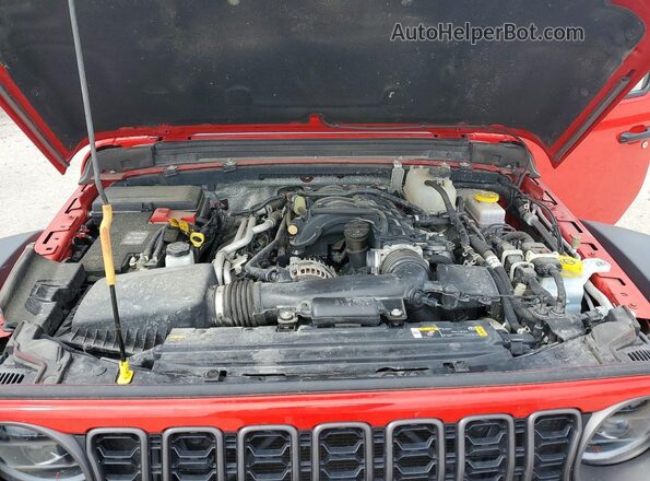 1C4PJXFG2RW338292 2024 JEEP WRANGLER Красный Вид задней части салона
