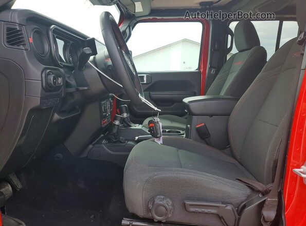 1C4PJXFG2RW338292 2024 JEEP WRANGLER Красный Вид салона спереди