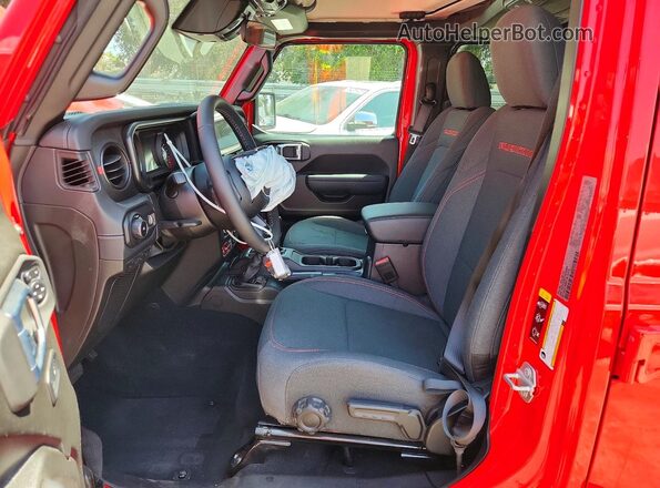 1C4PJXFG5TW244334 2026 JEEP WRANGLER Red Widok wnętrza z przodu