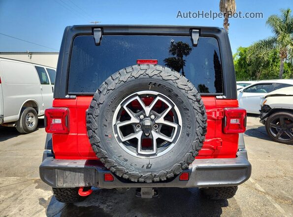 1C4PJXFG5TW244334 2026 JEEP WRANGLER Red Widok z tyłu