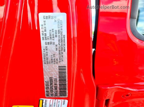 1C4PJXFG7RW320578 2024 JEEP WRANGLER Red Вид підкапотного простору
