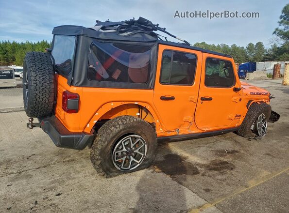 1C4PJXFG8SW593471 2025 JEEP WRANGLER Orange Tył prawy