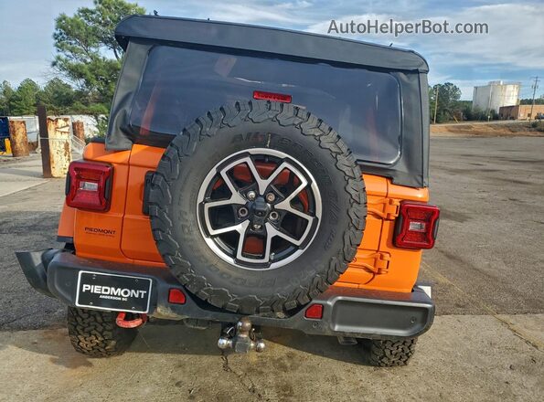 1C4PJXFG8SW593471 2025 JEEP WRANGLER Orange Widok z tyłu