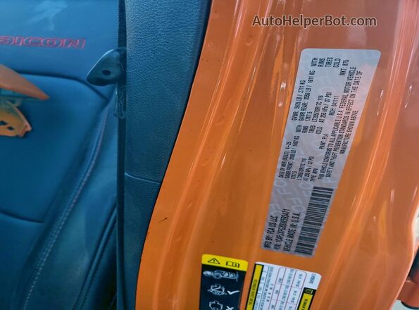 1C4PJXFG8SW593471 2025 JEEP WRANGLER Orange Widok komory silnika