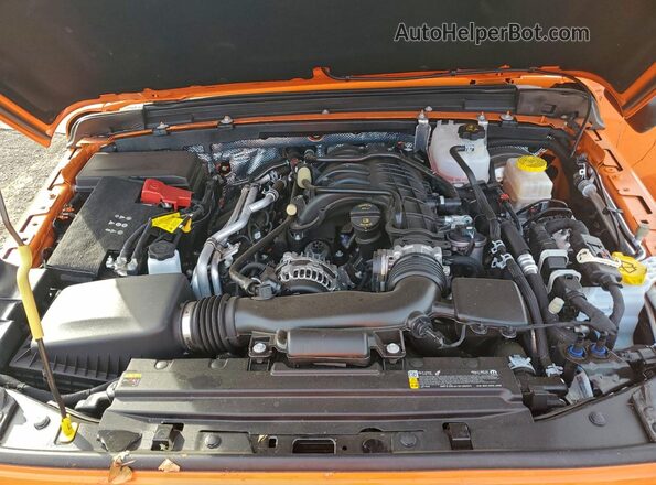 1C4PJXFG8SW593471 2025 JEEP WRANGLER Orange Widok wnętrza z tyłu