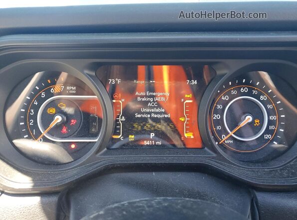 1C4PJXFN0TW256695 2026 JEEP WRANGLER Black Instrument cluster view