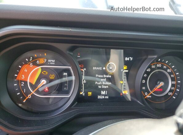1C4PJXFN1TW268340 2026 JEEP WRANGLER Black Instrument cluster view