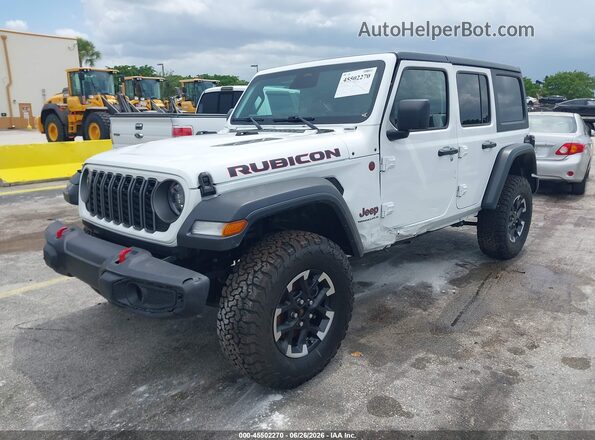 1C4PJXFN4SW644396 2025 JEEP WRANGLER White წინა მარცხენა ხედი სამი მეოთხედიდან