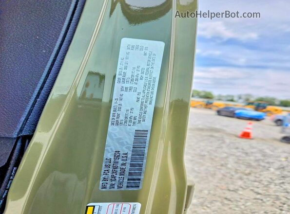 1C4PJXFN6TW159274 2026 JEEP WRANGLER Green Vista de la etiqueta del VIN