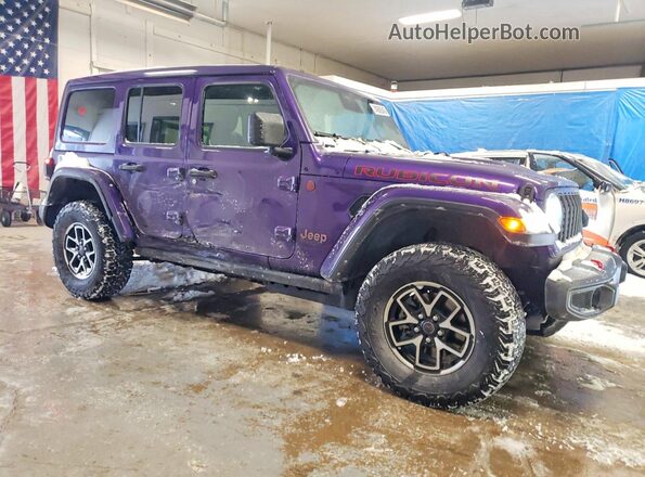 1C4PJXFN8TW176643 2026 JEEP WRANGLER Фиолетовый Передняя правая четверть