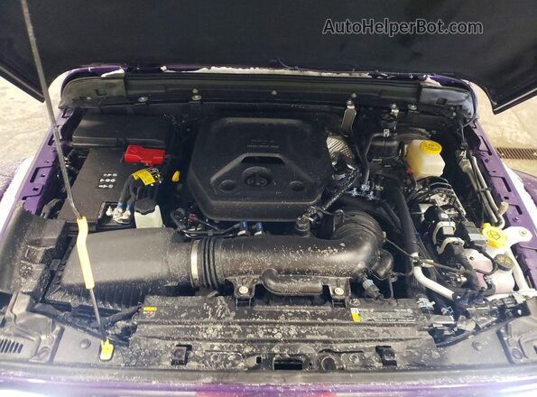 1C4PJXFN8TW176643 2026 JEEP WRANGLER Фиолетовый Вид задней части салона