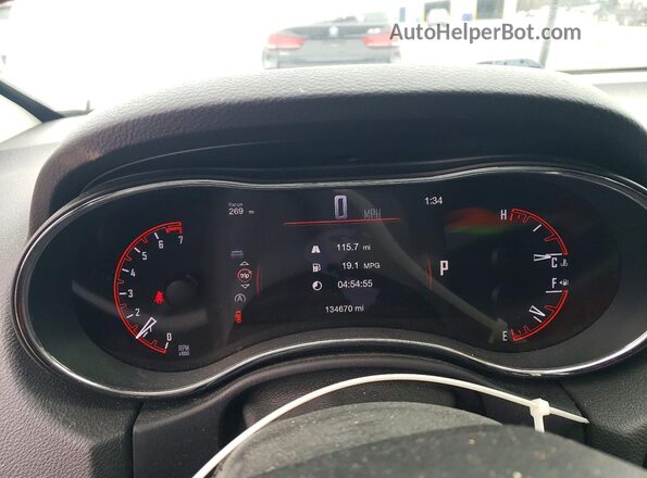 1C4RDHAG1HC928514 2017 DODGE DURANGO Белый Вид щитка приборов