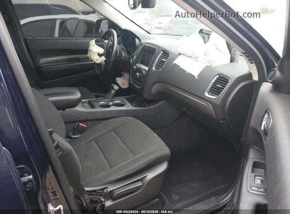 1C4RDHAG2JC226448 2018 DODGE DURANGO Blue Front interior view