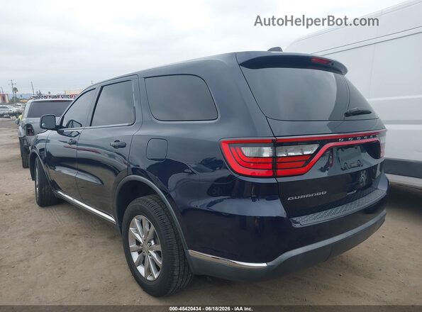 1C4RDHAG2JC226448 2018 DODGE DURANGO Blue Rear left