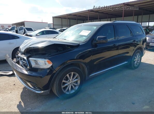 1C4RDHAG3HC709263 2017 DODGE DURANGO Black წინა მარცხენა ხედი სამი მეოთხედიდან