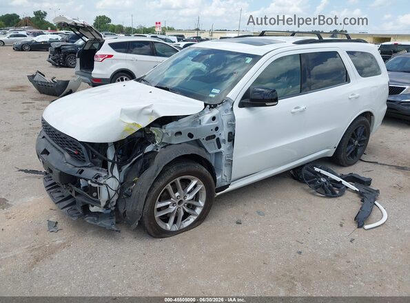 1C4RDHDG0PC624925 2023 DODGE DURANGO Белый Передняя левая четверть