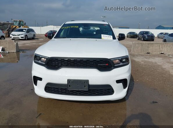 1C4RDHDG0SC558692 2025 DODGE DURANGO White ხელსაწყოთა პანელის ხედი