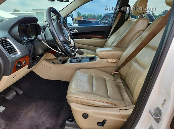 1C4RDHDG2GC476826 2016 DODGE DURANGO White წინა სალონის ხედი