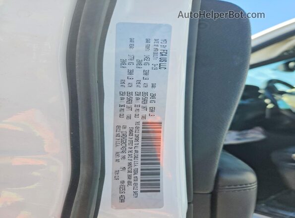 1C4RDHDG2KC743746 2019 DODGE DURANGO White Widok naklejki z numerem VIN