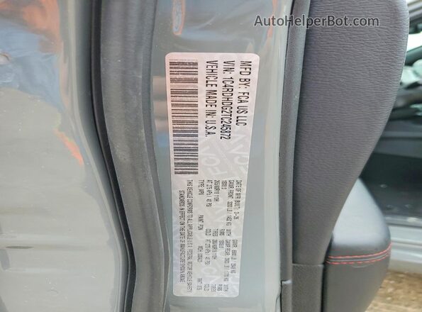 1C4RDHDG2TC245872 2026 DODGE DURANGO Gray VIN sticker view