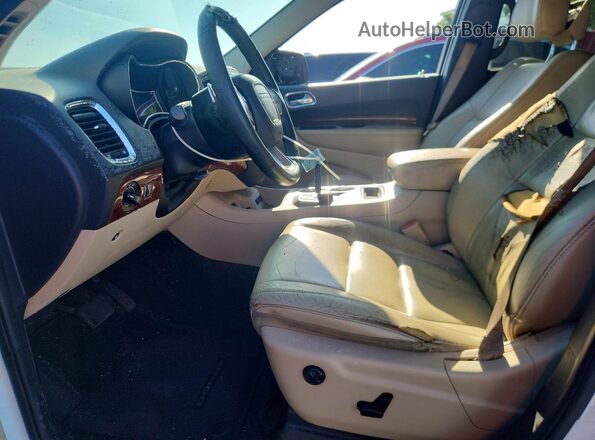 1C4RDHDG3GC336526 2016 DODGE DURANGO White Vista interior delantera
