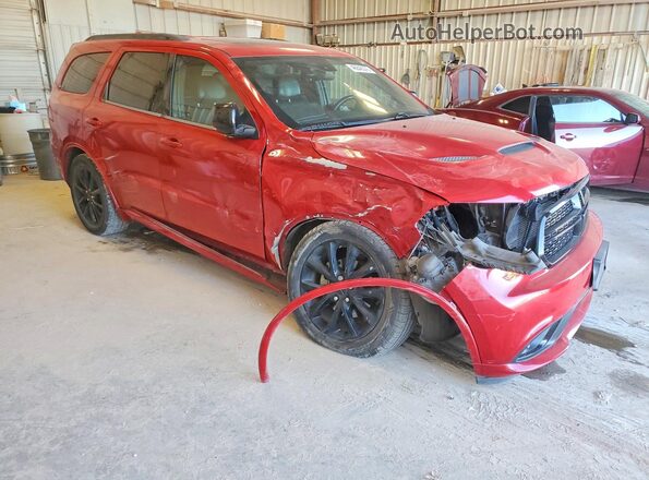 1C4RDHDG3JC149875 2018 DODGE DURANGO Красный Передняя правая четверть