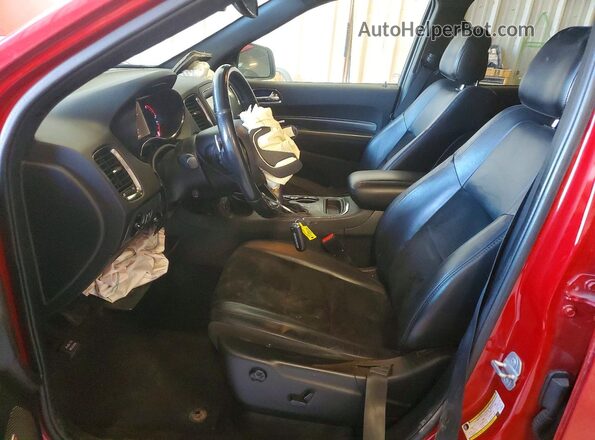 1C4RDHDG3JC149875 2018 DODGE DURANGO Красный Вид салона спереди