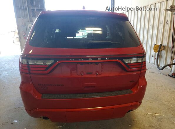 1C4RDHDG3JC149875 2018 DODGE DURANGO Красный Вид сзади
