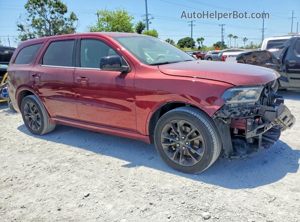 1C4RDHDG3MC761028 2021 DODGE DURANGO Бордовый Передняя правая четверть