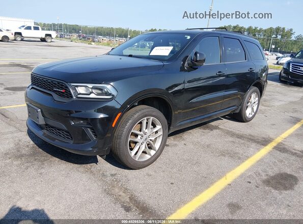 1C4RDHDG3PC685587 2023 DODGE DURANGO Черный Передняя левая четверть