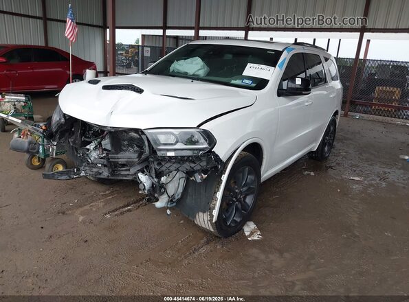 1C4RDHDG4PC686750 2023 DODGE DURANGO White Առջևի ձախ երեք քառորդ տեսարան