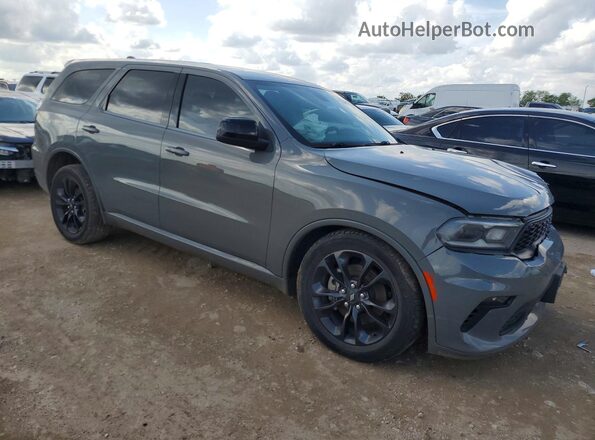1C4RDHDG5MC608506 2021 DODGE DURANGO Gray Передня права чверть