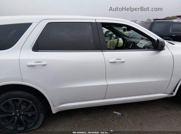 1C4RDHDG6LC393989 2020 DODGE DURANGO White Vista interior trasera